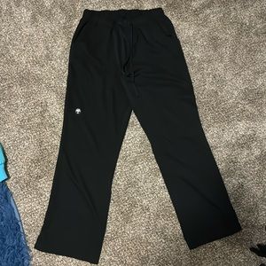 Black nursing scrub pants sz M petite HH Works by healing hands